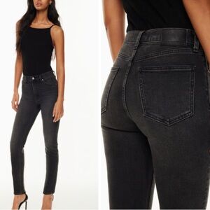 Aritzia Denim Forum The 80s Bardot High Rise Slim Jeans